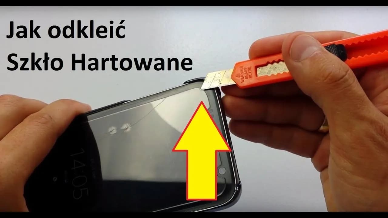 Jak zdjąć szkło hartowane z aparatu bez uszkodzenia kamery